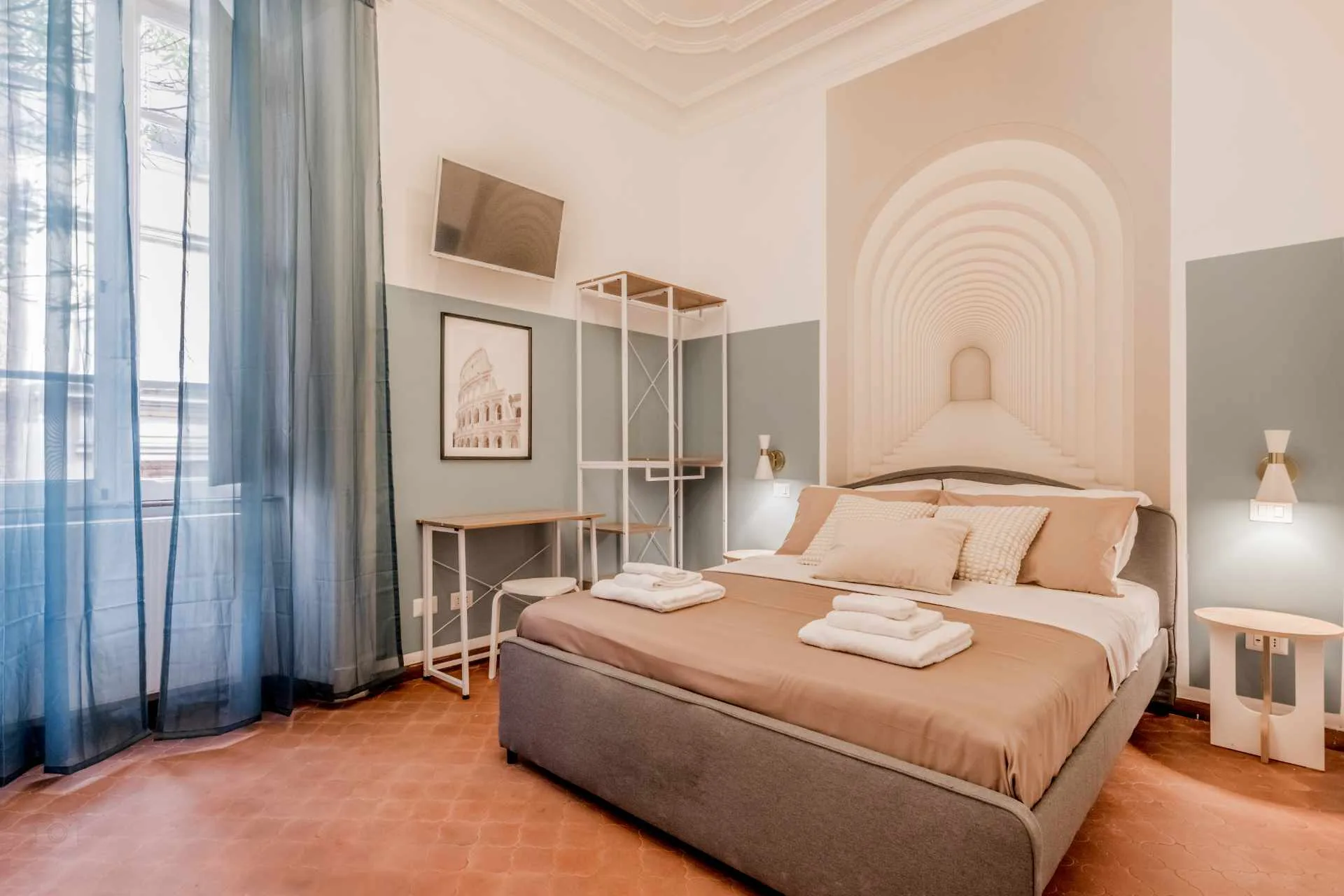 Palazzo storico d'epoca a Roma, sede del B&B Palazzo Sapienza Design Suites
